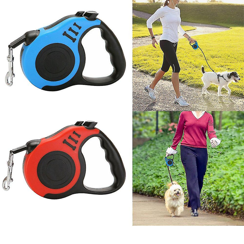 3m/5m Small Medium Dog Automatic Retractable Traction Rope Walking Lead Leash
