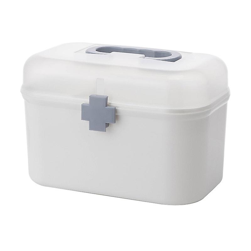 White Home First Aid Kit 12.5*21*12CM