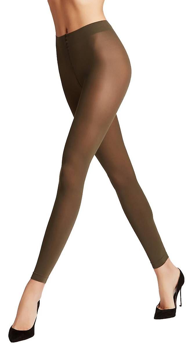 Falke Pure Matt 50 Denier Leggings - Military Khaki