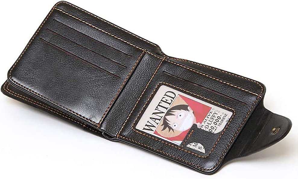 ワンピース財布 - 麦わら帽子海賊ジョリーロジャーアニメ