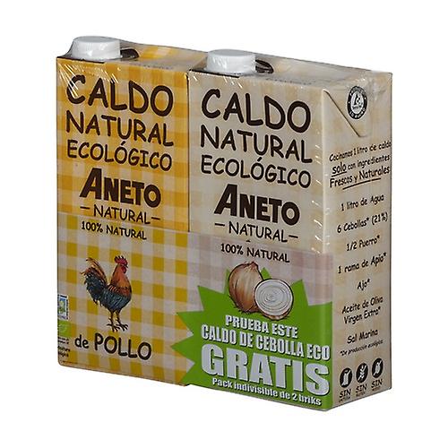 Pack Eco chicken broth + Free Eco onion broth 2 units of 1L