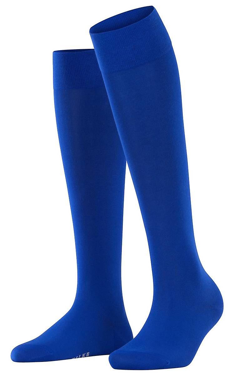 Falke Cotton Touch Knee High Socks - Imperial Blue