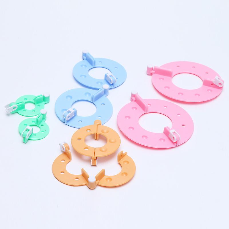 8 Pcs Pompom Maker Kit Knitting Crafts Different Sizes Plush Ball Making Tool