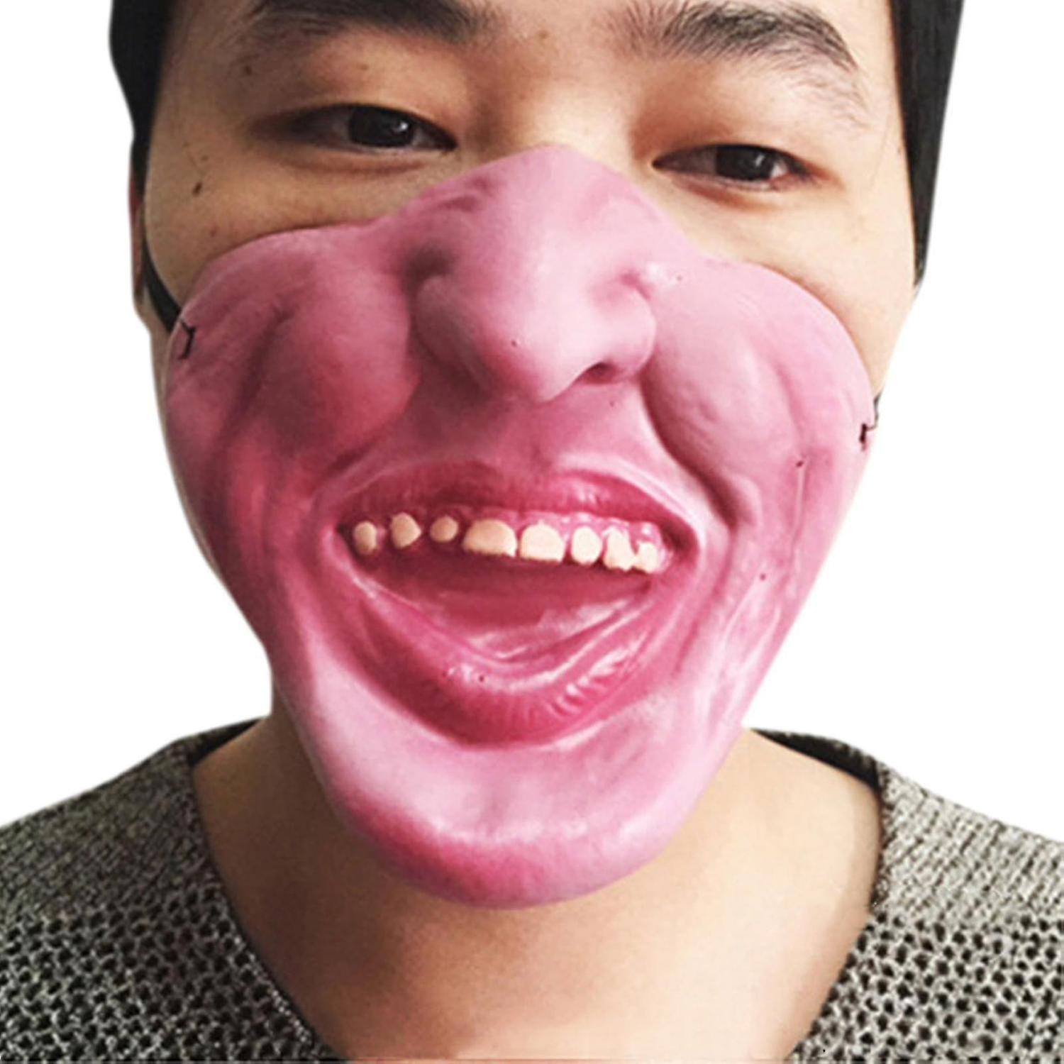 Halloween Mask Horrible Scary Party Mask Halloween Fool Day Latex Clown Mask