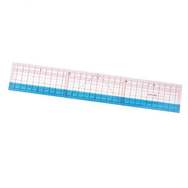2xPlastic Multi-function Quilting Sewing Patchwork Ruler Measuring Tool 30cm
