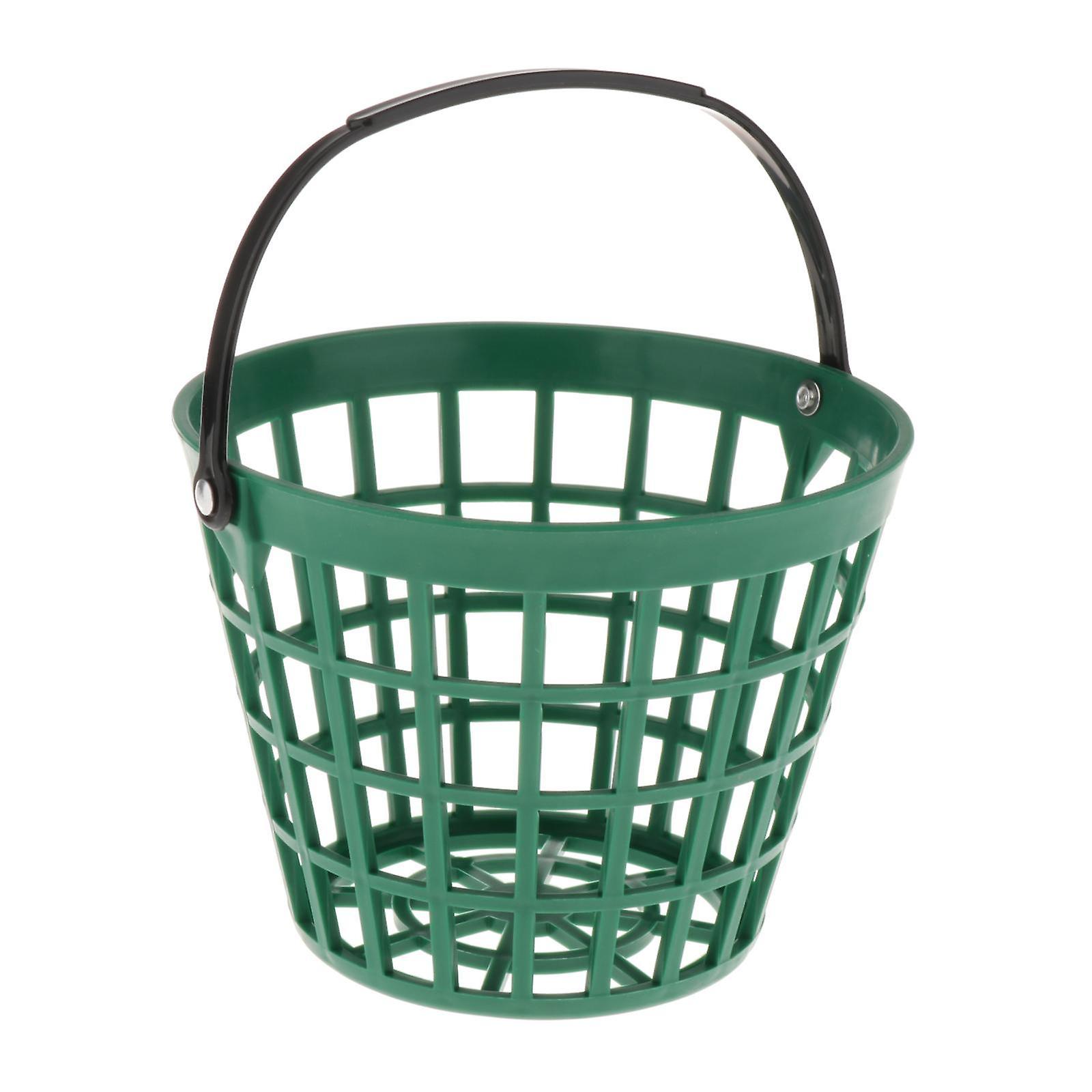 Solid Golf Ball Basket Golf Range Bucket Storage Organizer tiene capacidad para 25 bolas
