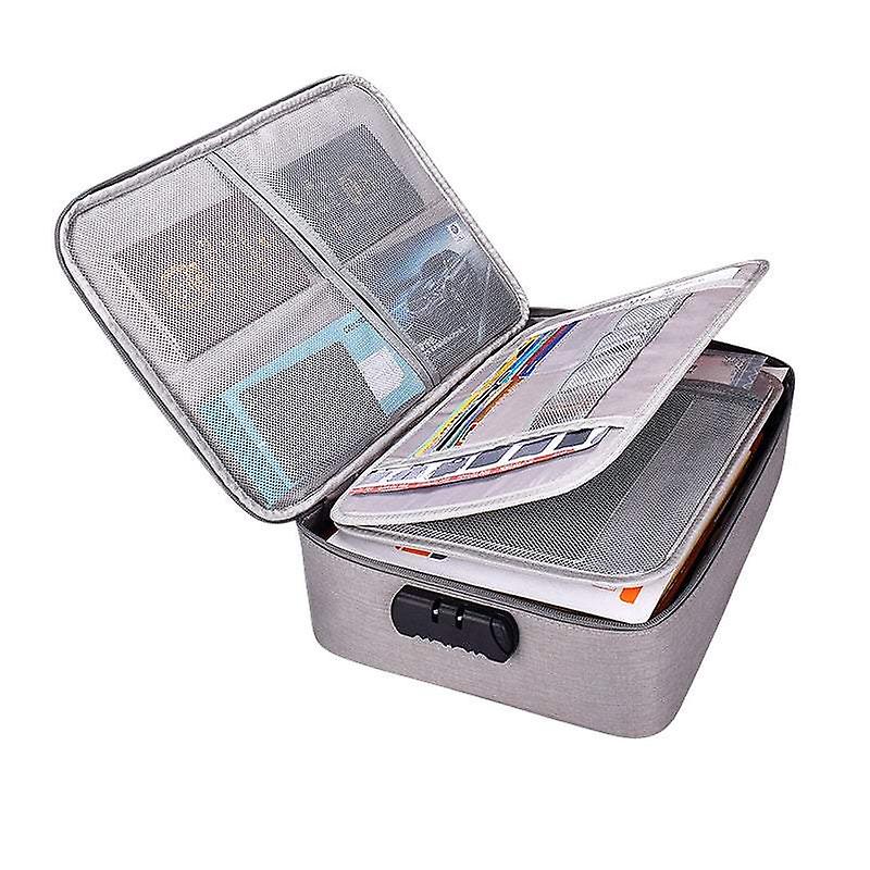 Locking Documents Holder Organiser Partitions File Sorting Portfolio Storage Boxes