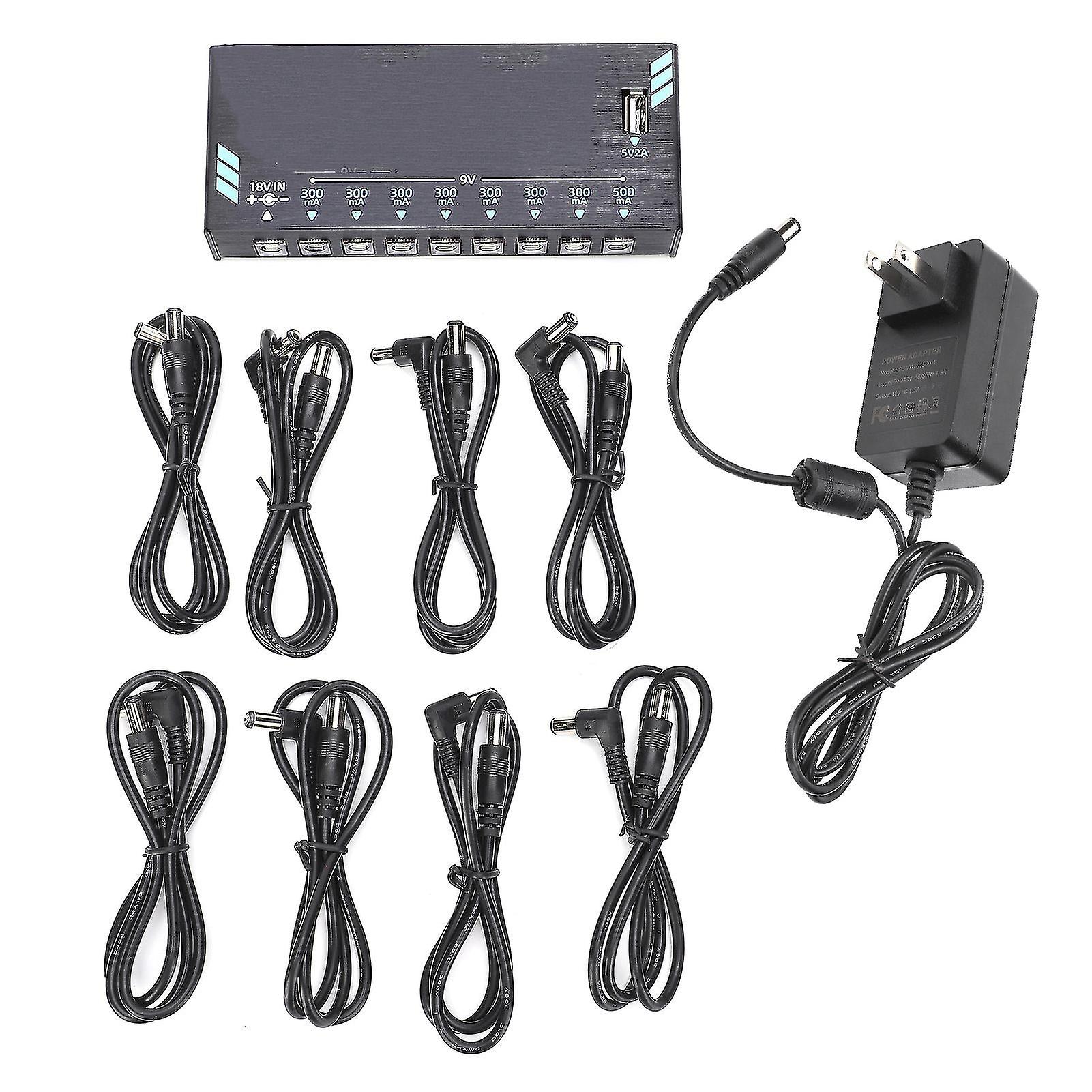 Guitar Power Pedal Single Effector Multichannel Independent Instrument Power Supply 18w(us Plug 100240v )