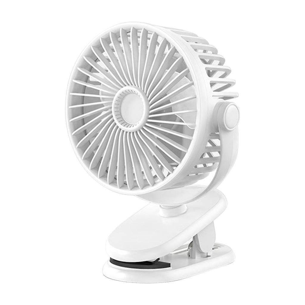 Clipped Fan 360 Rotation 3-speed Wind Desktop Ventilator Silent Air Conditioner