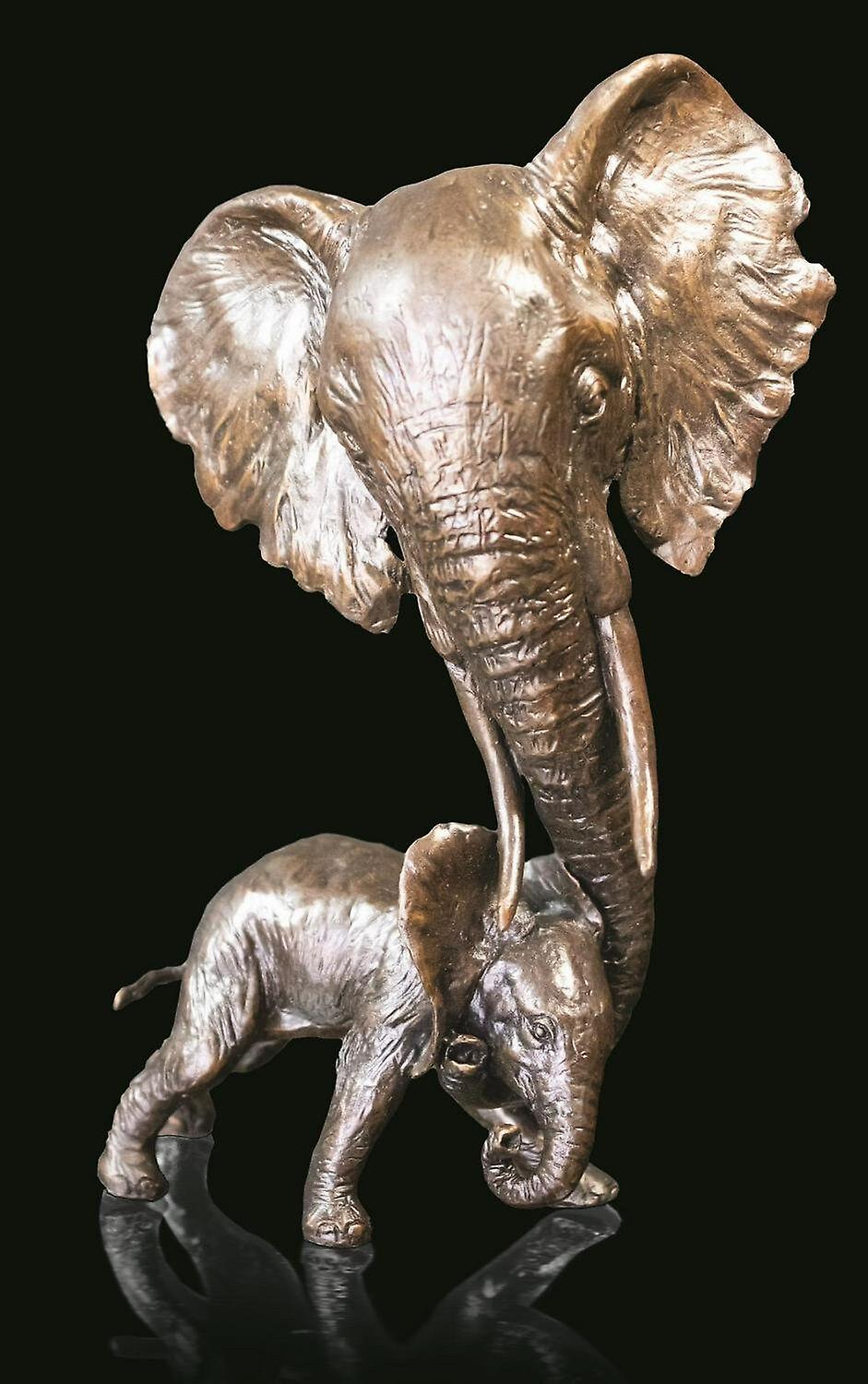 Elephant Mother And Calf Sculptures & Statues