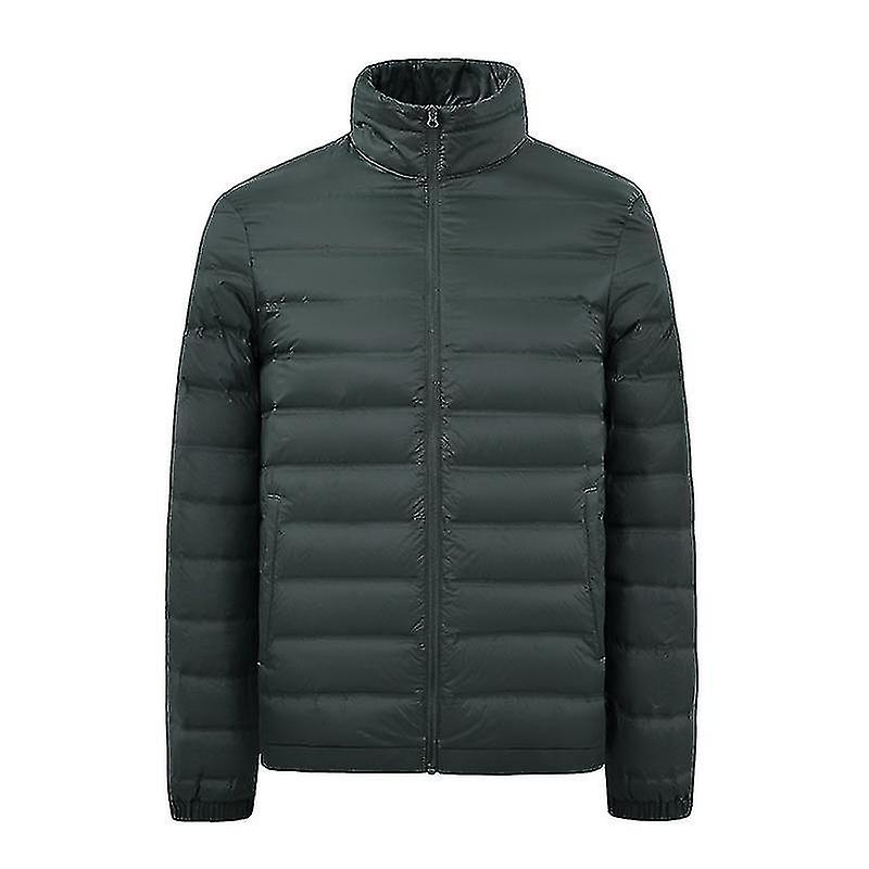 Herren Packbare leichte wasserdichte Pufferjacke
