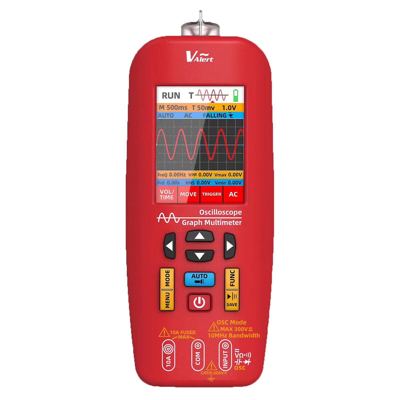 Handheld Digital Oscilloscope Multimeter, Multi-Purpose Durable Measuring Tool, for Wire Detection