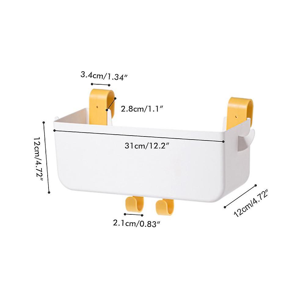 Bed Organizer Plastic Bedside Storage Hanging Basket Bed Table Shelf Basket Rack Organizer