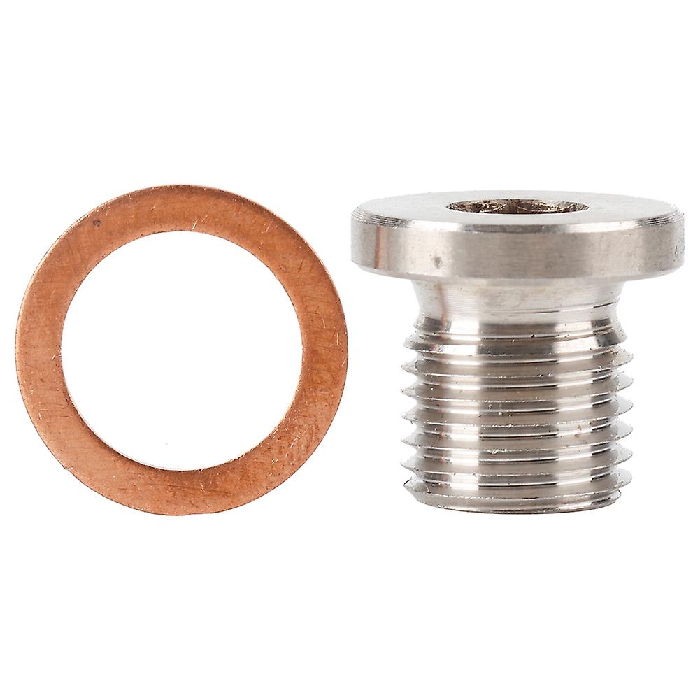 M12 1.25mm Oxygen O2 Sensor Blanking Plug Cap for Motorcycles and Cars, Lambda Exhaust Blocker Accessory