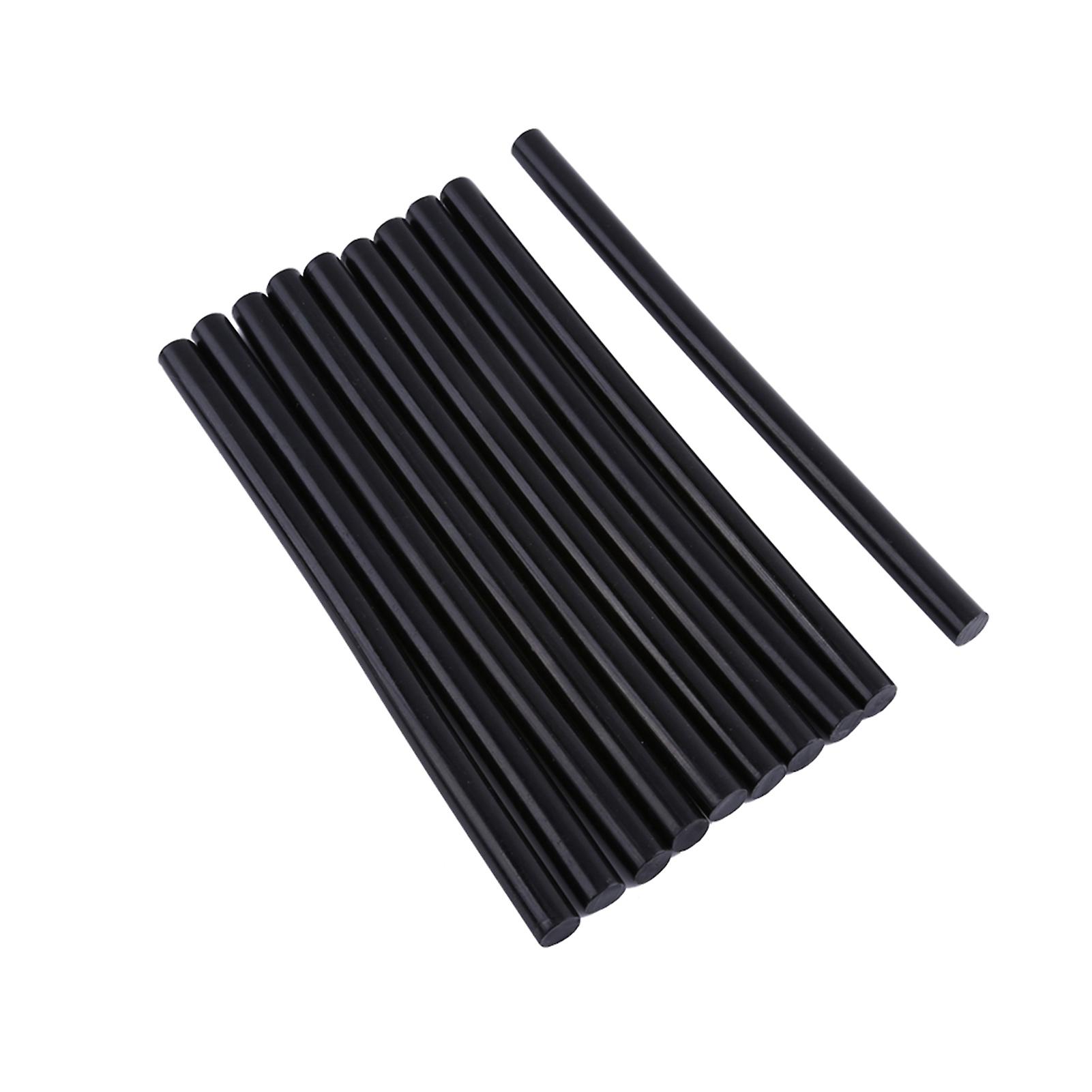 10pcs 7mm/11mm Black Hot Melt Glue Sticks for Electric Glue Gun (11 x 200mm)
