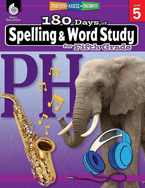 180 Days Spelling And Word Study For Fifth Grade by Shireen Pesez Rhoades Paperback