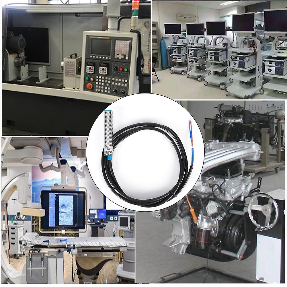 Proximity Switch Inductive Sensor Small Magnetic Metal Long Shell DC 0-35V Normally Open