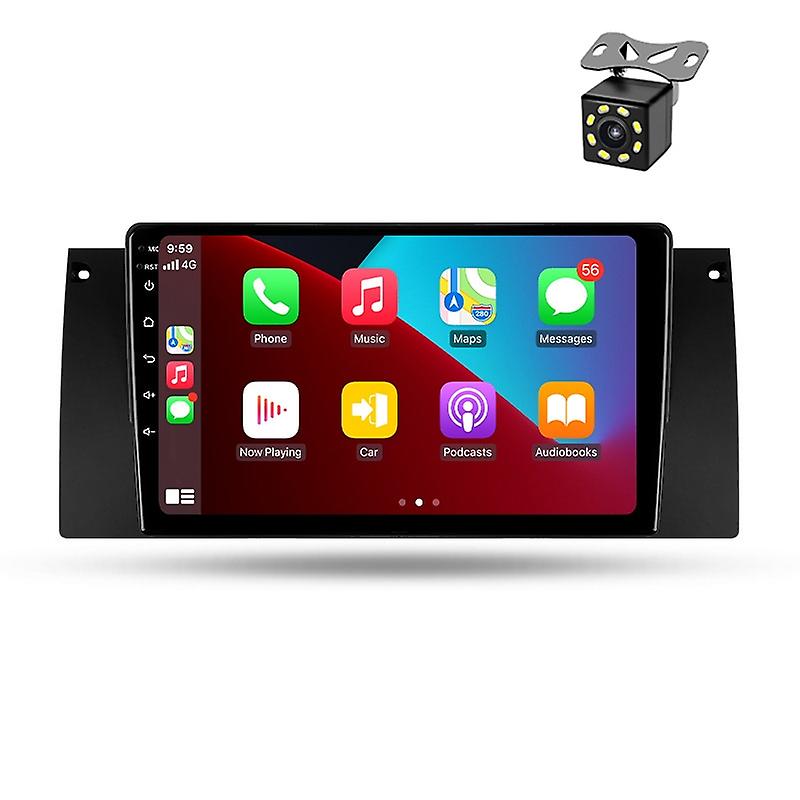 BMW 5 E39 1995 - 2003 E53 X5 M5 4GカーマルチメディアGPS 2din用ワイヤレスCarPlay Android Autoラジオ