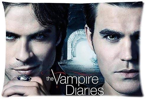 사용자 정의 뱀파이어 일기 포스터 홈 장식 베갯잇 베갯잇 커버 인쇄 (40cmx60cm) AB-6853