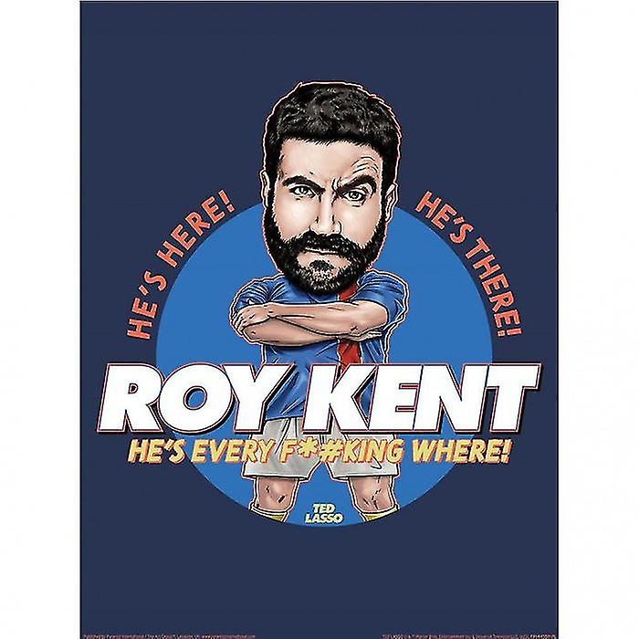 Ted Lasso Bobble Head Roy Kent Print