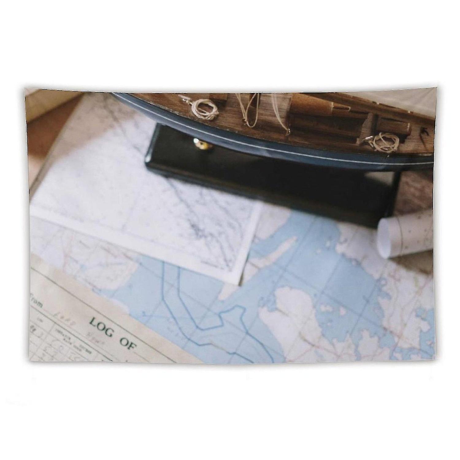 Black and white magnifying glass print art tapestry