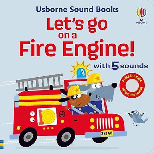 Lets Go On A Fire Engine by Sam Taplin Paperback Book