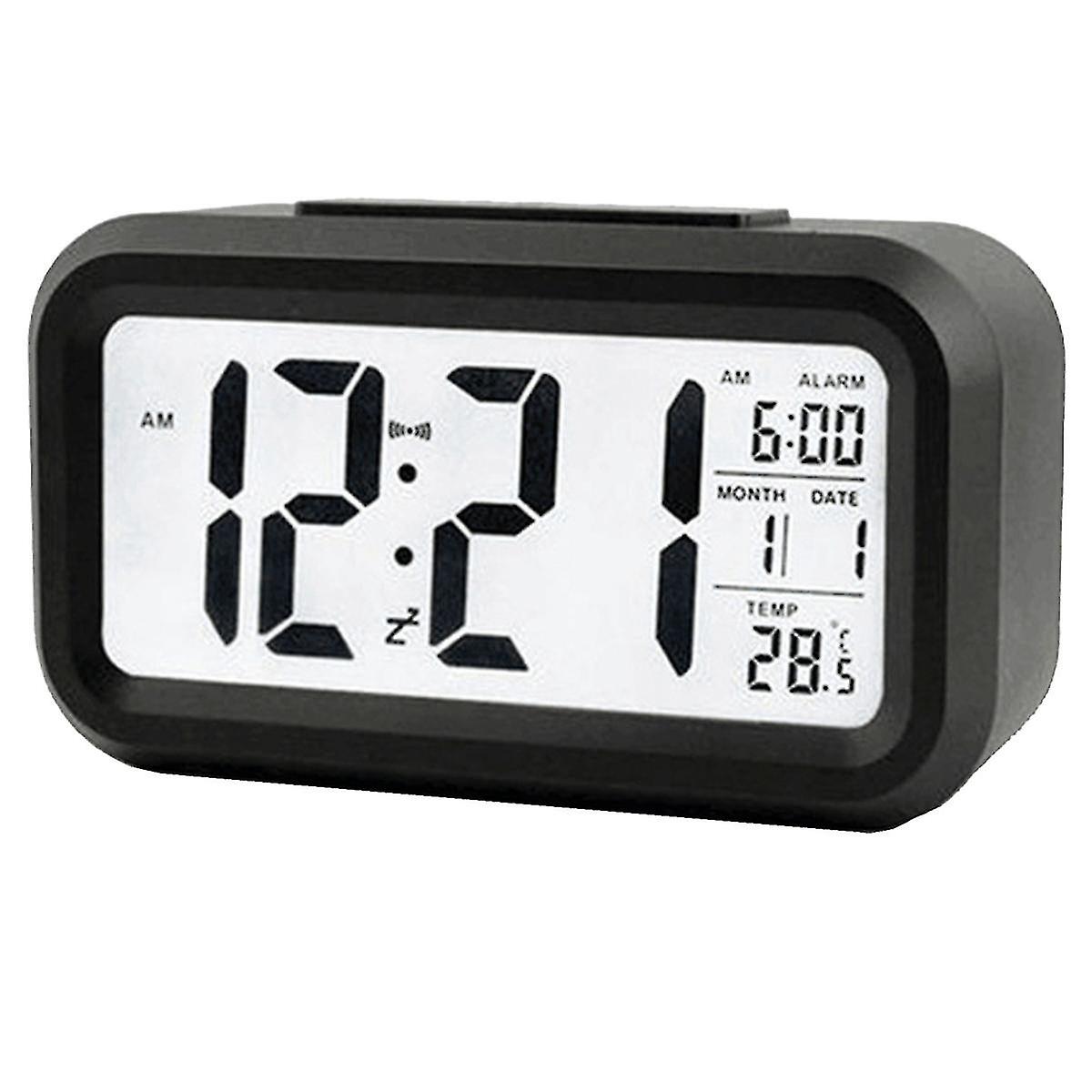 LED digital alarm clock snooze electronic alarm clock temperature and humidity display desk clock