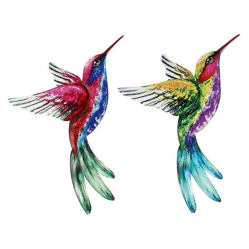 2pcs Iron Hummingbird Hanging Pendant