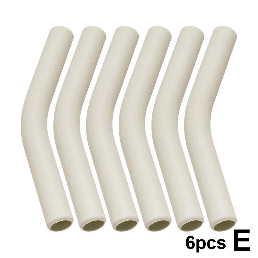 6Pcs Metal Straw Silicone Tips inner diameter 8mm Diameter Straws