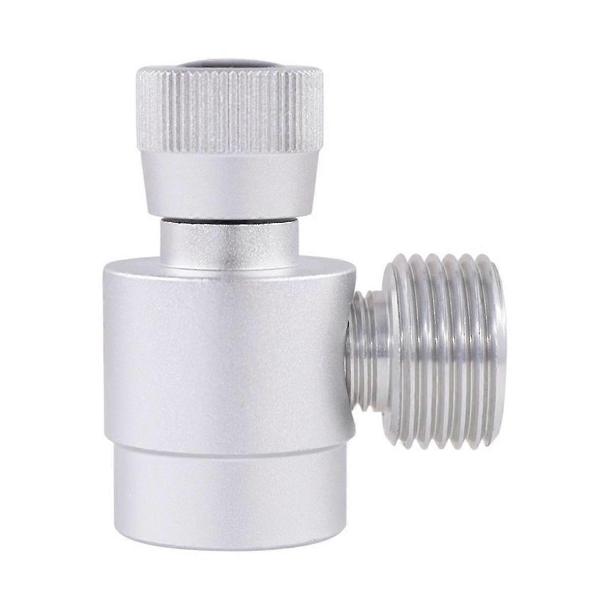 CO2 Cylinder Refill Adapter, Self-Made Gas Cylinder Regulator M10X1 to W21.8-14 Adapter for Argon,C