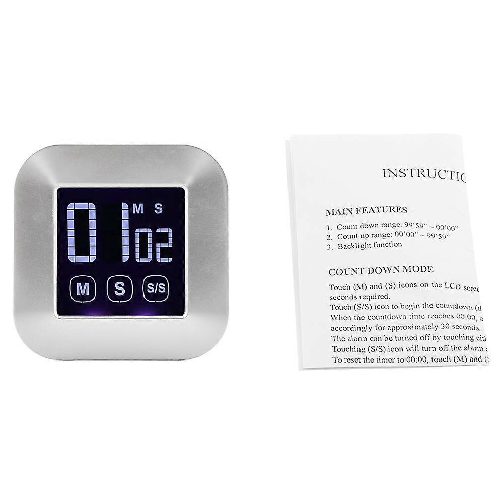 Large LED Display Kitchen Timer Electronic Touch Screen Electronic Digital Timer