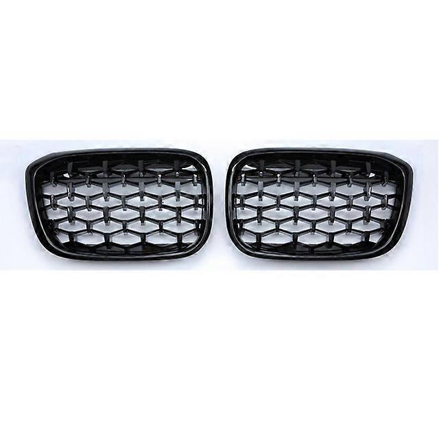 A Pair For BMW X3 G01 G08 X4 G02 Diamond Kidney Grille Front Bumper Grill Car Styling Accessories