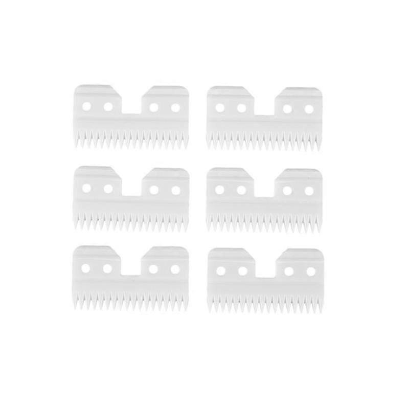 6Pcs Replaceable Ceramic 18 Teeth Pet Ceramic Clipper Cutting Blade for A5 Series