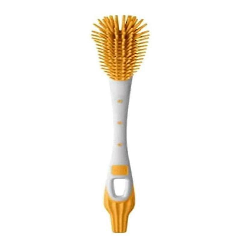 Jianghuo Bottle Brush & Teat, Extra-Soft Scratch-Resistant Bristles  Yellow