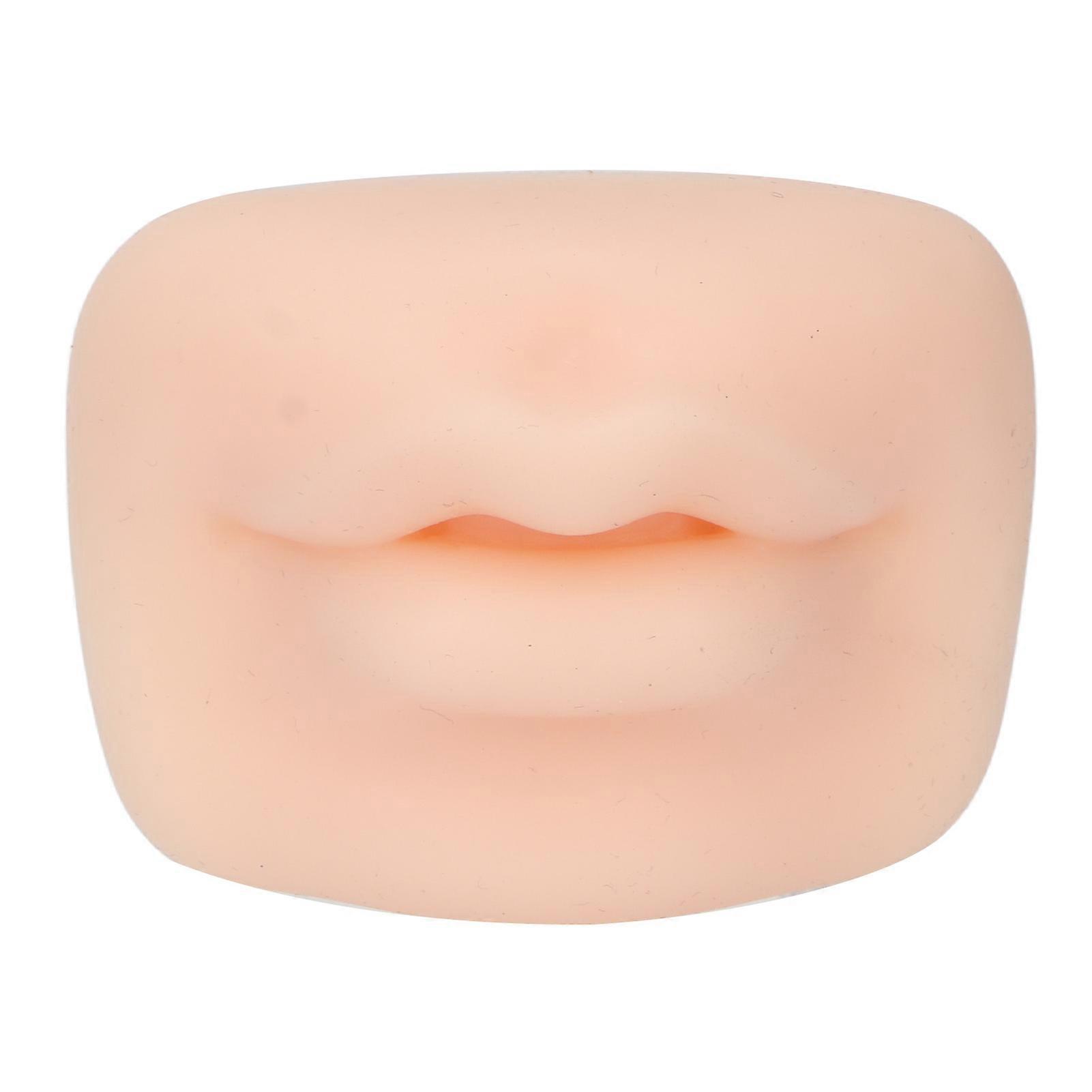 Silicone Lip Model 3d Semi Permanent Soft Microblading Realistic Lip Piercing Practice Model
