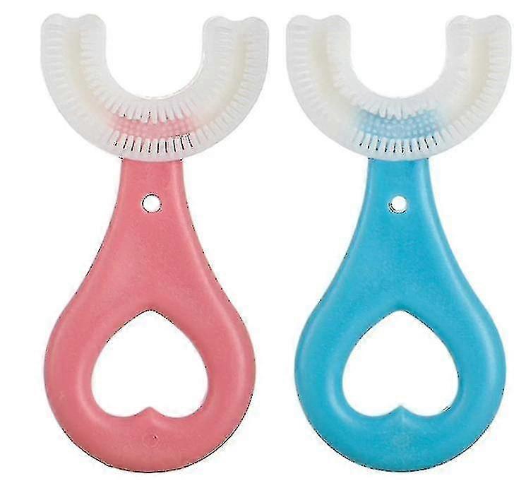 Barnas U-formede munn-type Soft Toothbrush Manual