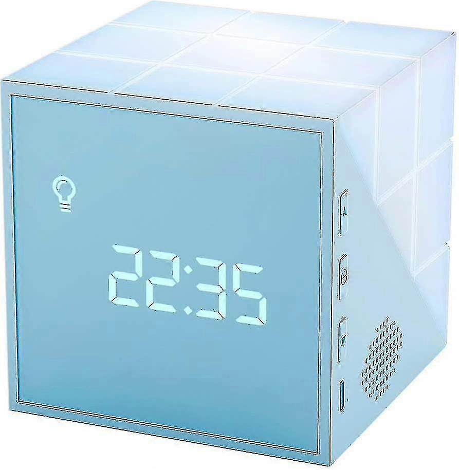 Children's Light Alarm Clock,alarm Clock With Colored Bedside Lamp