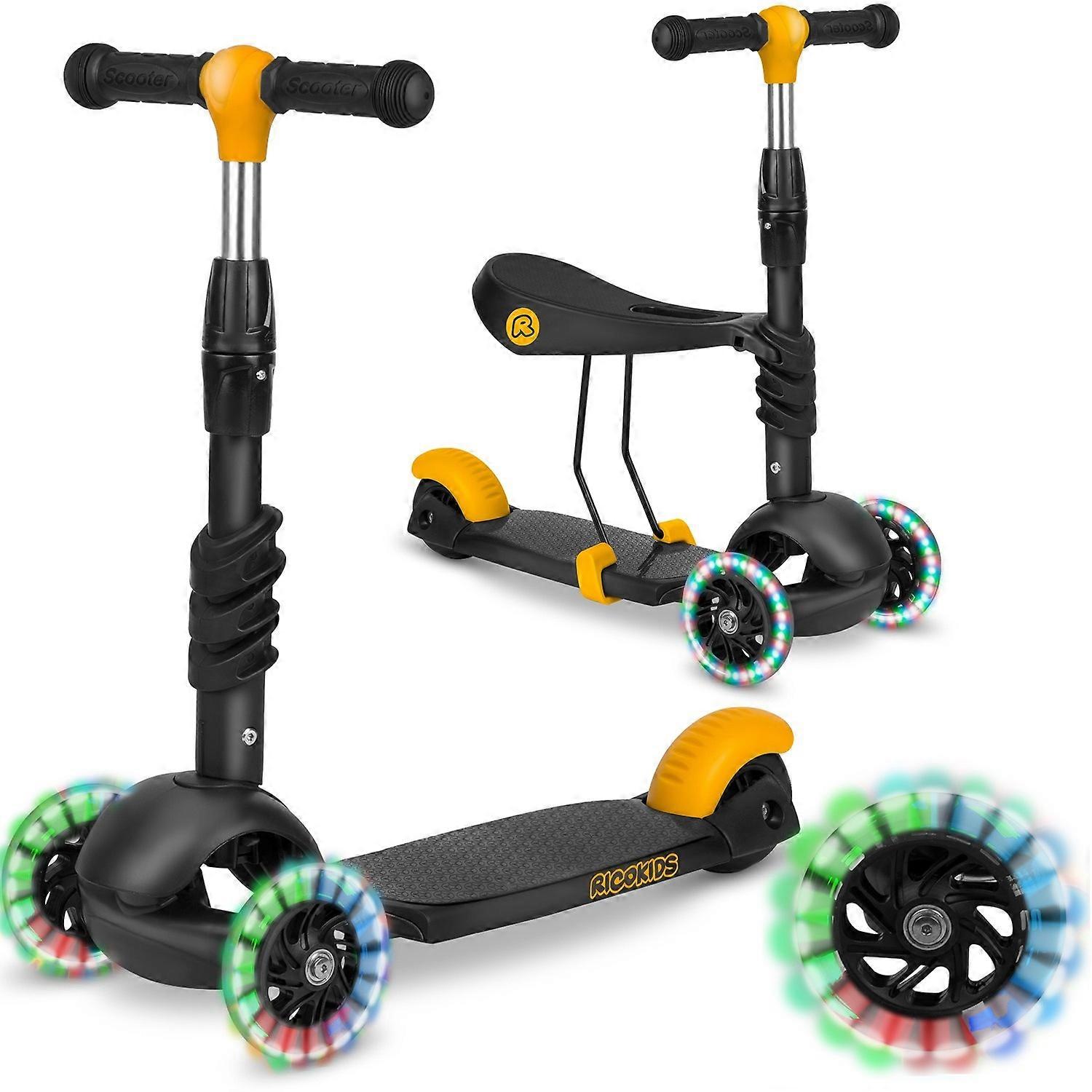 Ricokids Cubi Tricycle - Black and Orange