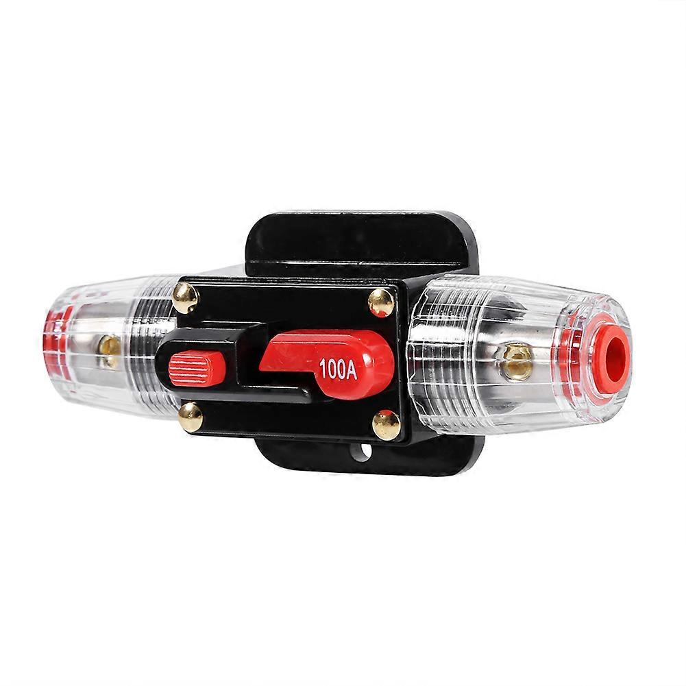50Amp -100Amp Circuit Breaker Reset Fuseholder Car Boat Fuse Holder Waterproof 12-24V New 100A