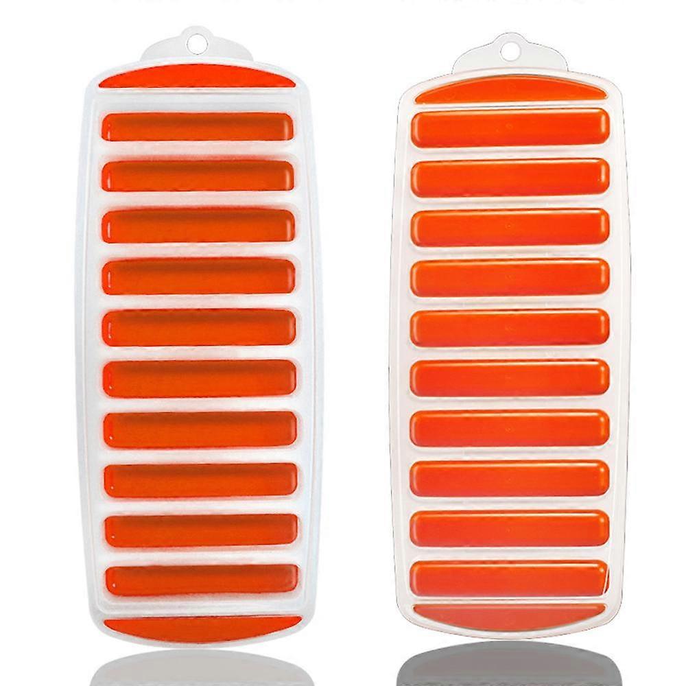 QQDD ice cube trays 2 pack Linear Shaped