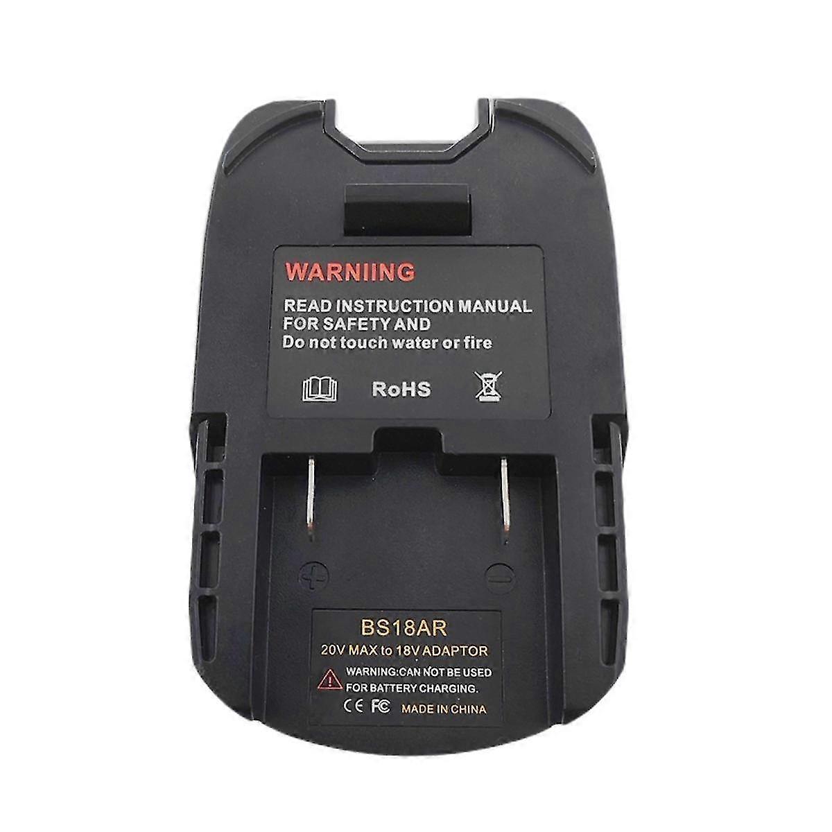 Bs18ar Battery Adapter For 18v Li-ion Battery To For 18v/20v Power Tool Accessories Converter