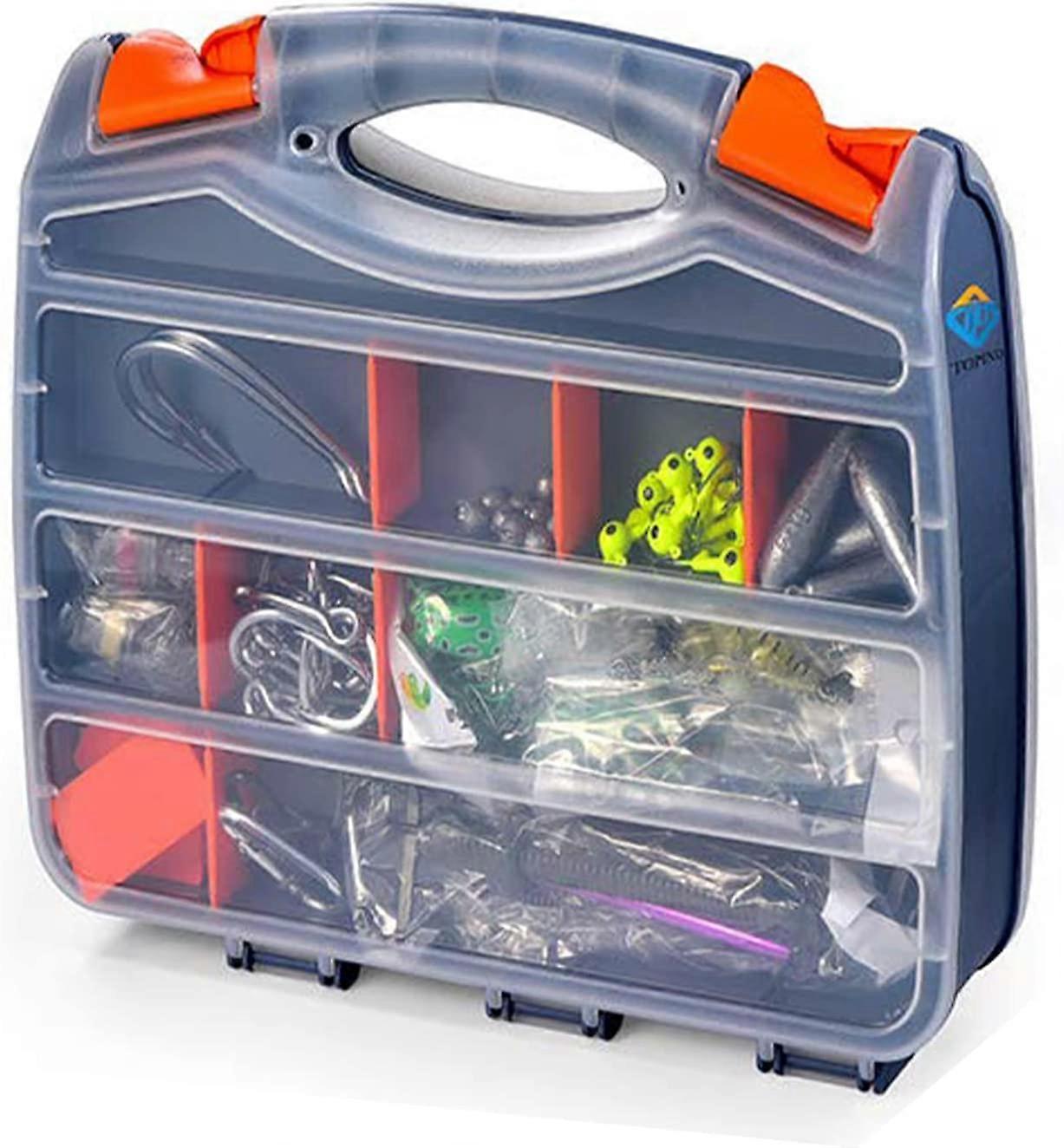 Side storage box for lures, screws, nails, fishing tools, storage box