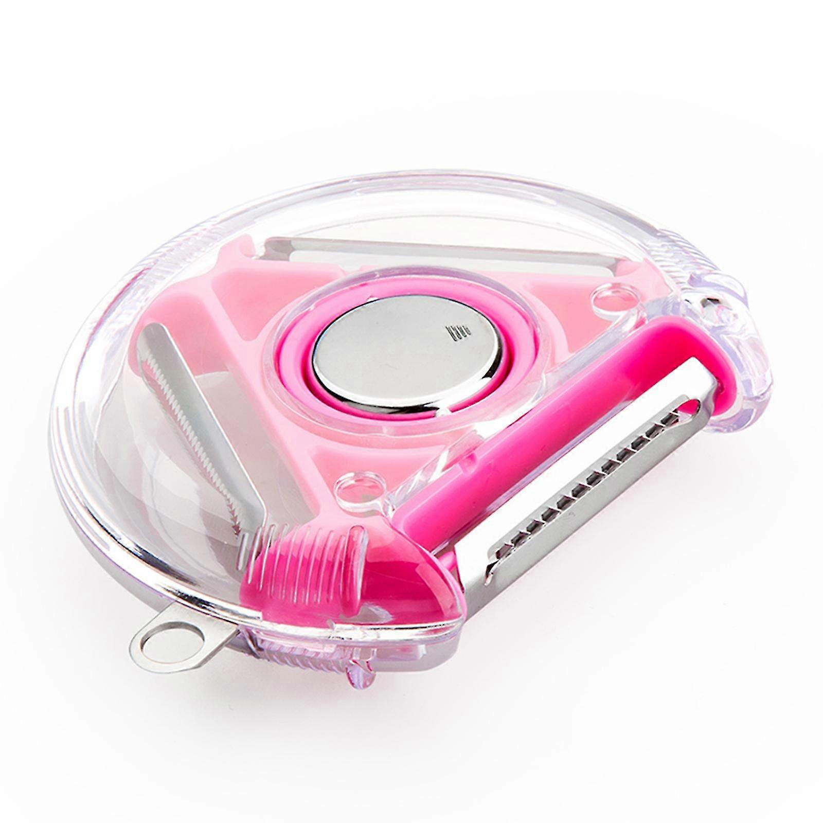 Multifunctional Paring Portable Three-in-one Rotating Fruit And Vegetable Peeling