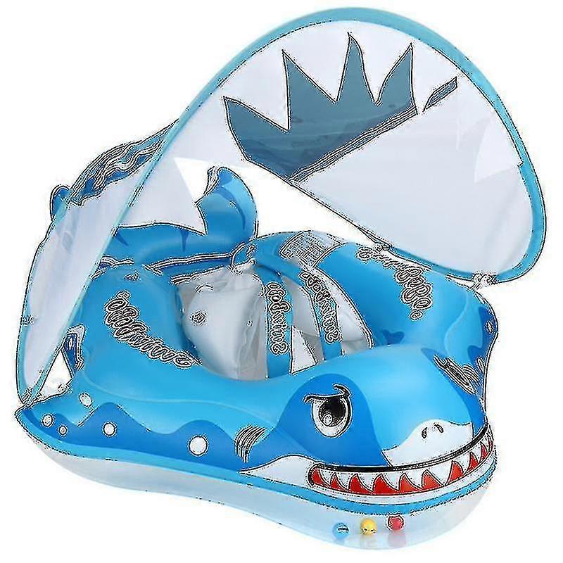 Sunshade Baby Swimming Ring Inflatable Baby Swimming Pool Float With Upf 50 Uv Sun Protection Double Airbags Inflatable Babies