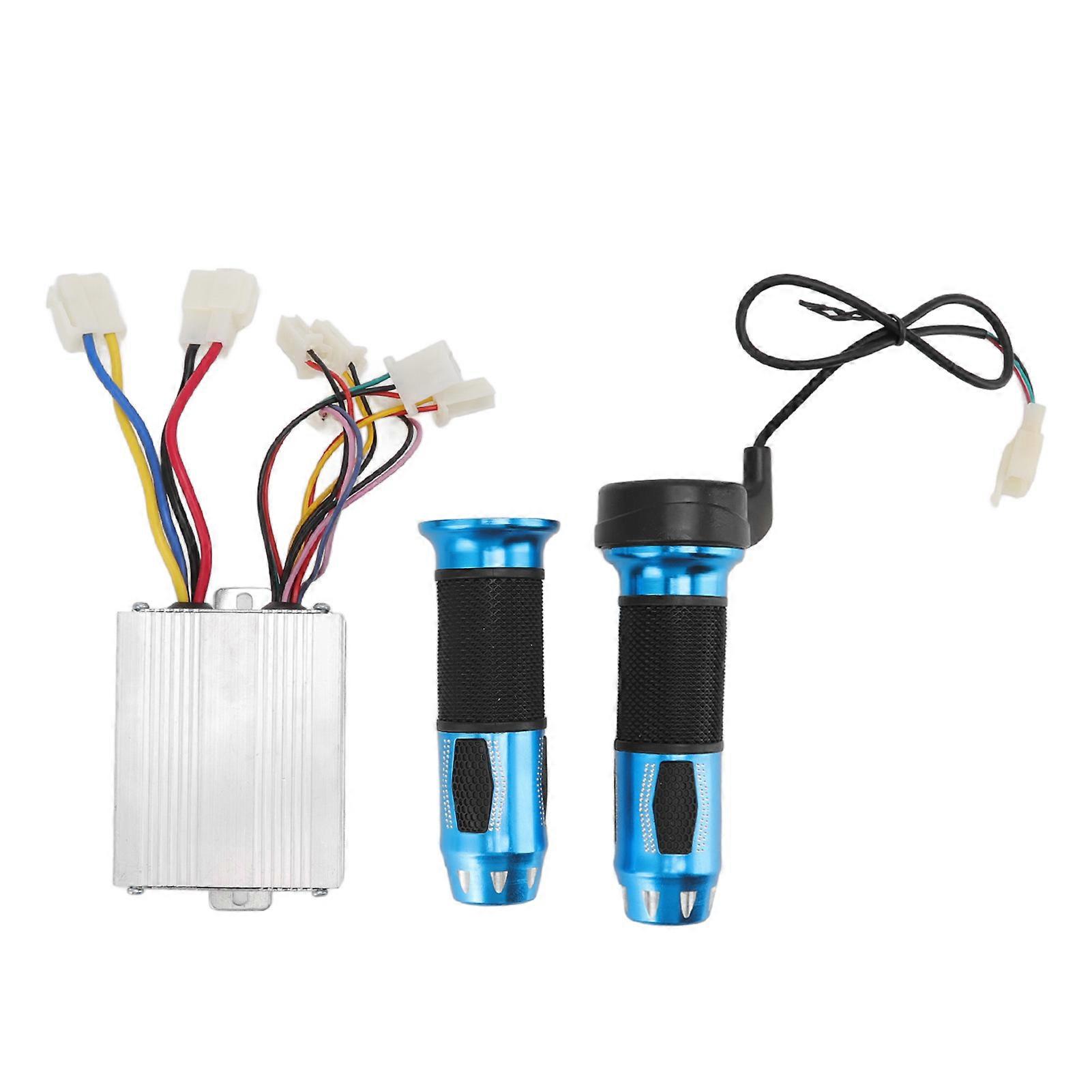 DC12V 500W 有刷电机速度控制器，带油门手柄，适用于电动摩托车自行车三轮滑板车