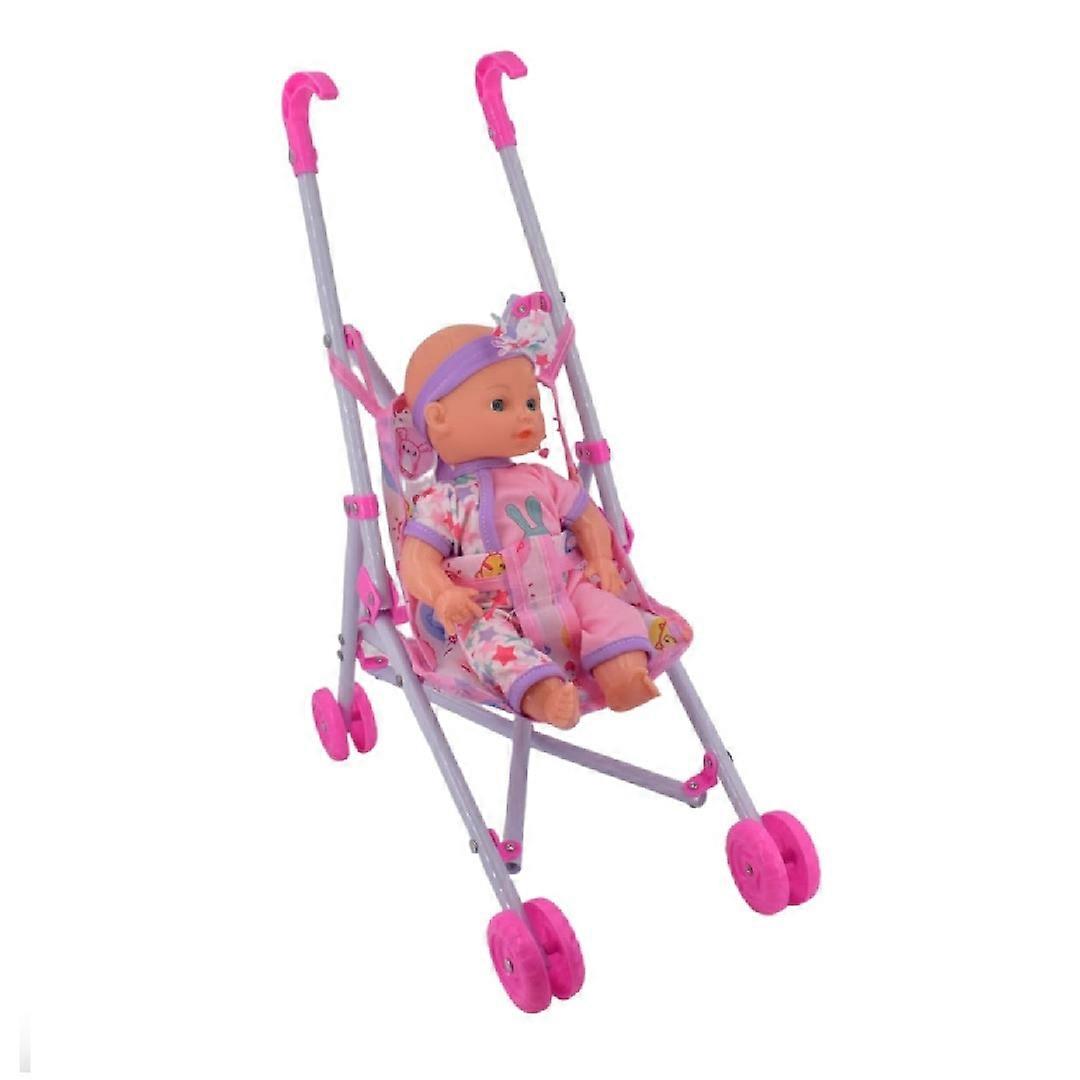 Small Baby Doll & Stroller
