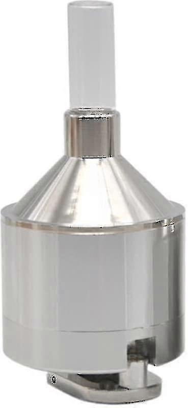 مطحنة مسحوق معدنية يدوية للتوابل مع زجاجة زجاجية