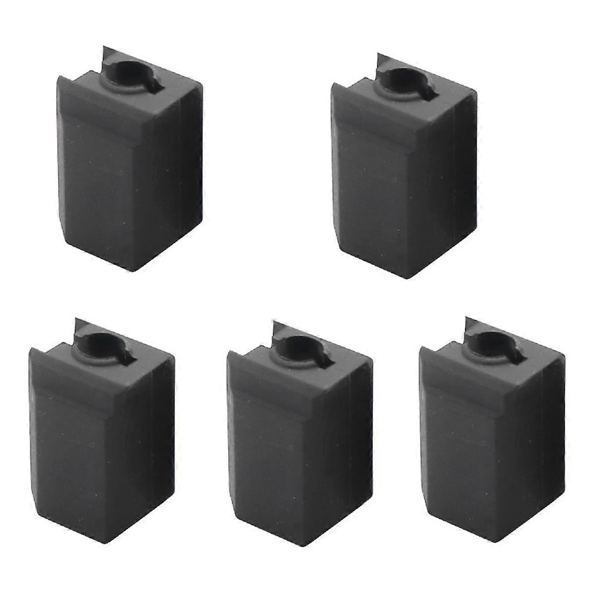 5Pcs Silicone Socks for Bambu Lab X1 X1C P1P Hotend Extruder High-Temperature Wear-Resistant Silico