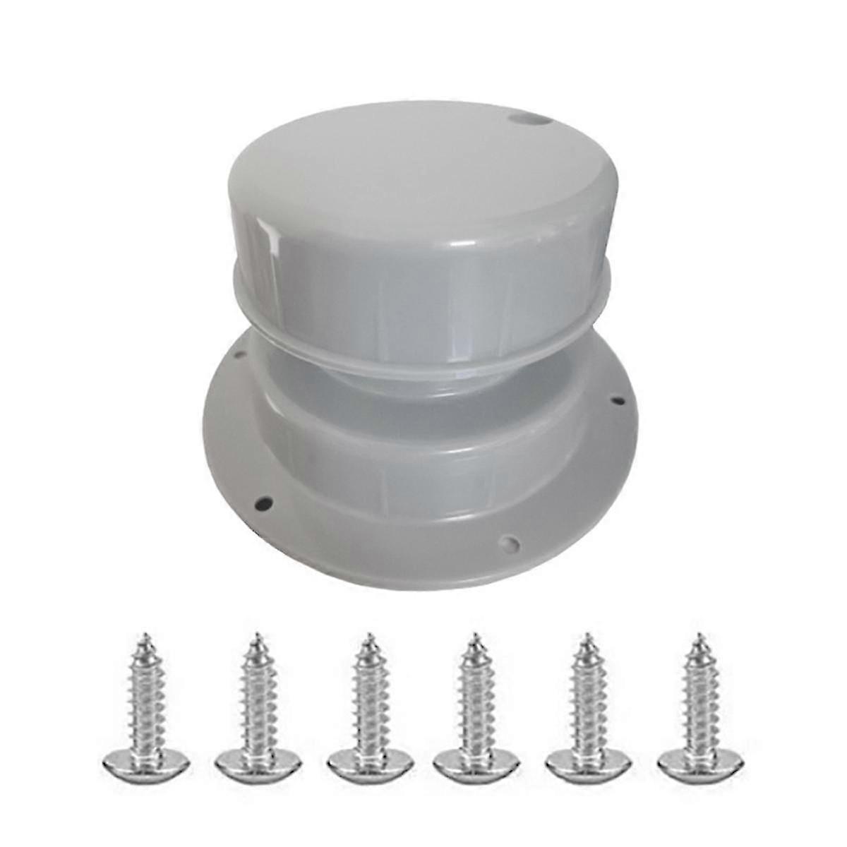 RV Plumbing Vent Cap RV Roof Vent Cap RV Roof Sewer Vent Cover for 1 to 2 3/8 Inch Pipe HJ403 Light Gray