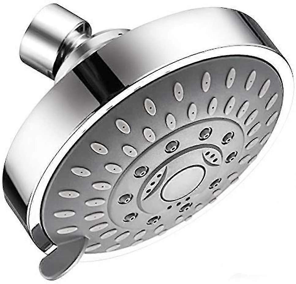 Multi-functional Bathroom Showerhead 4 Inch High Flow Shower Head, 5 Spray Settings